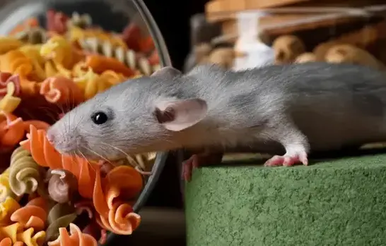 Mouse exterminator treating a Manteca, CA home