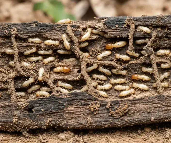 Termite Inspection in a Manteca, CA home
